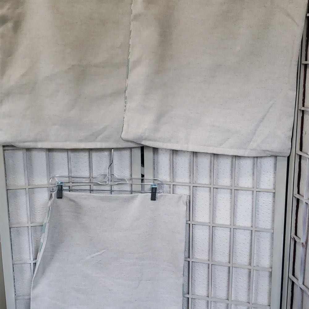 123 Creations pillow cases bundle linen blend new